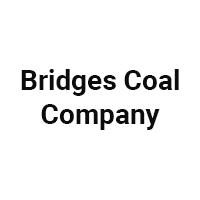The bridges coal company logo is black and white on a white background.