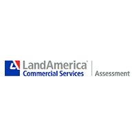 A land america commercial services assessment logo on a white background.