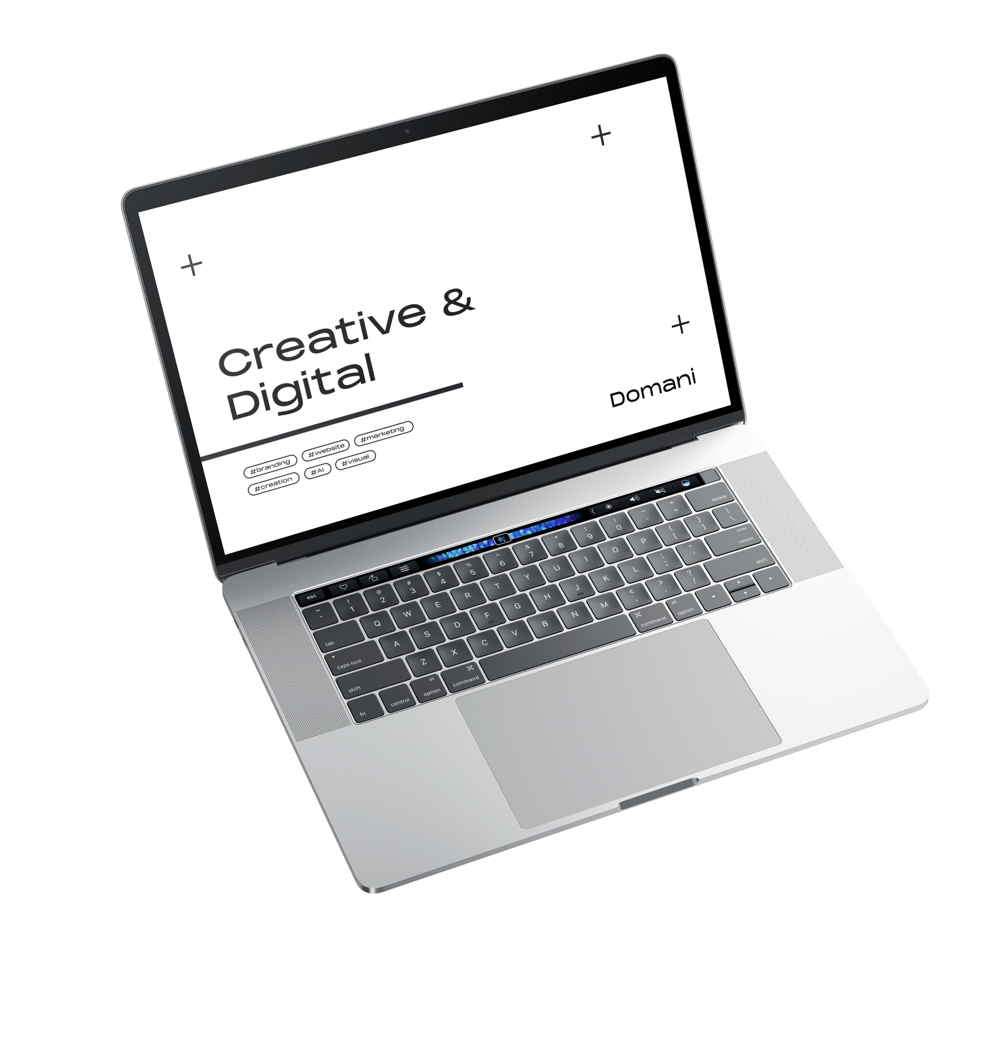Laptop met de tekst 