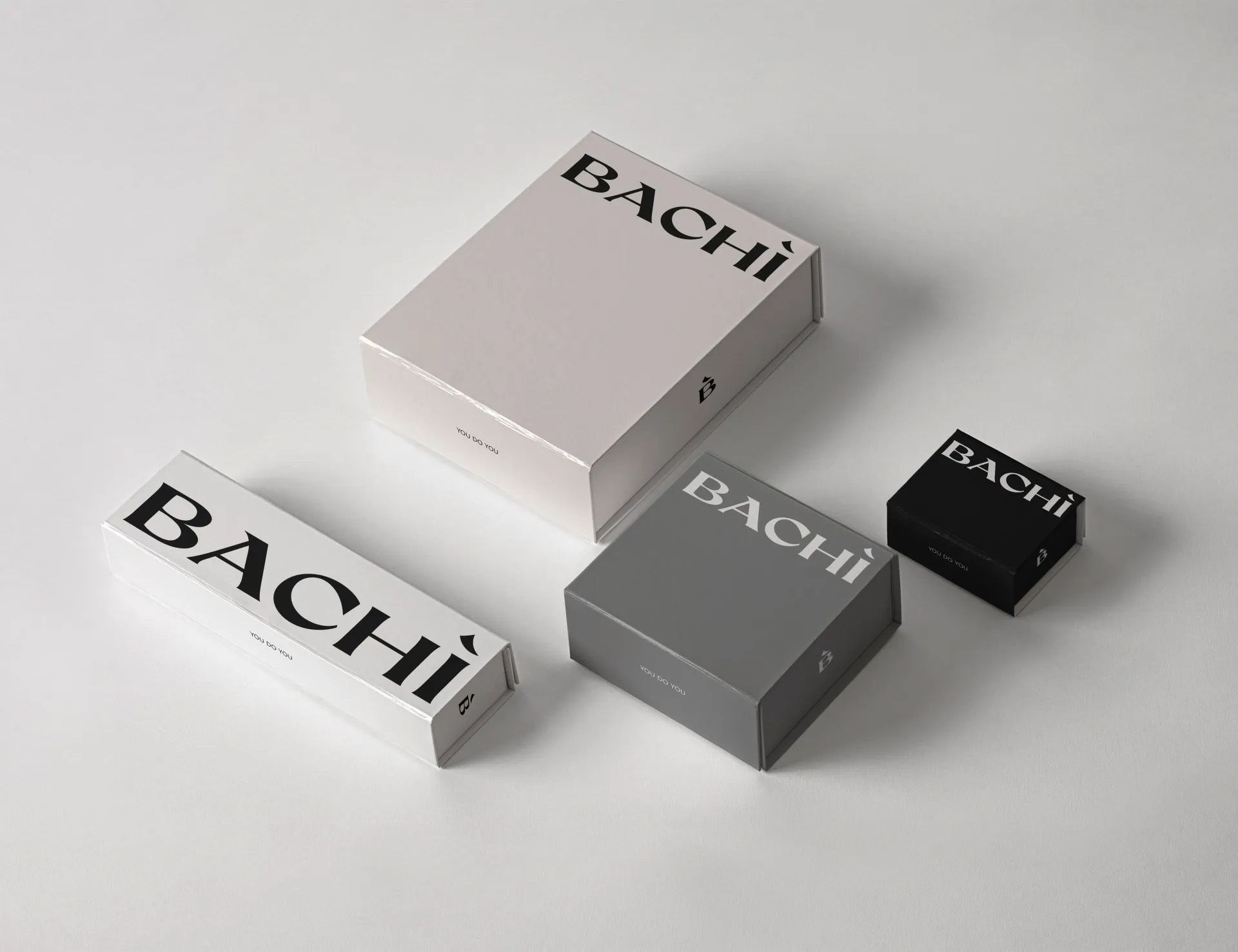 Vier dozen met het opschrift 