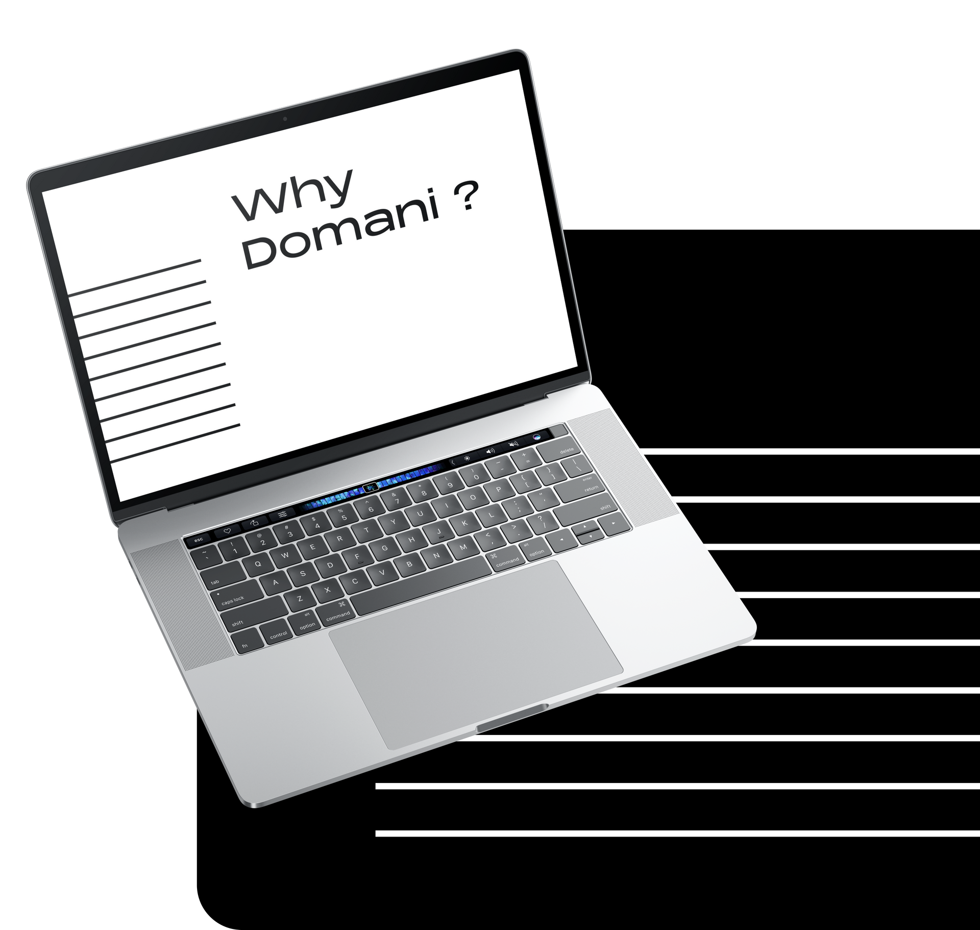 Laptopscherm met de tekst 