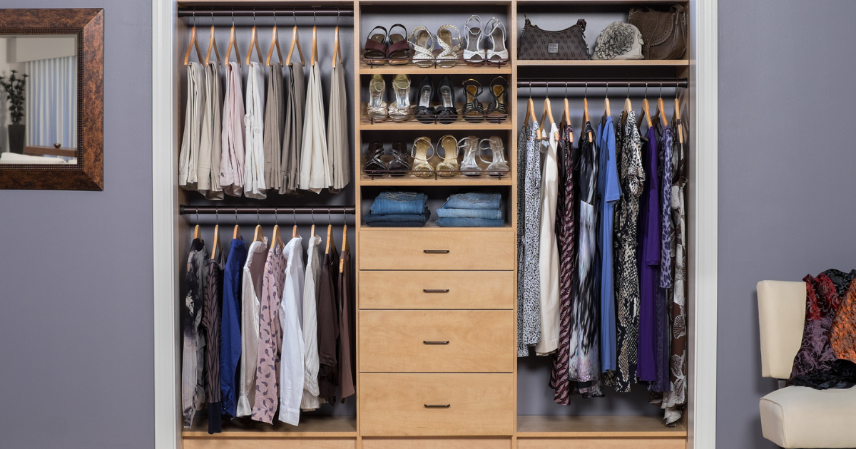 Small home custom closet