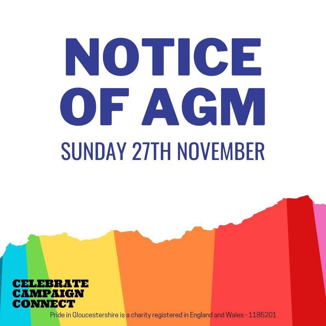 Notice of AGM = Sunday 27th November