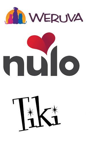 A collage of logos including tiki and nulo