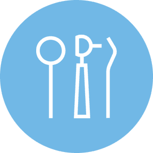 Icona di strumenti dentistici