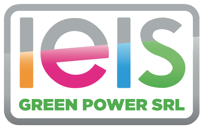 Un logo colorato per ies green power srl