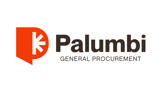 È il logo di un'azienda chiamata palombi general procurement.