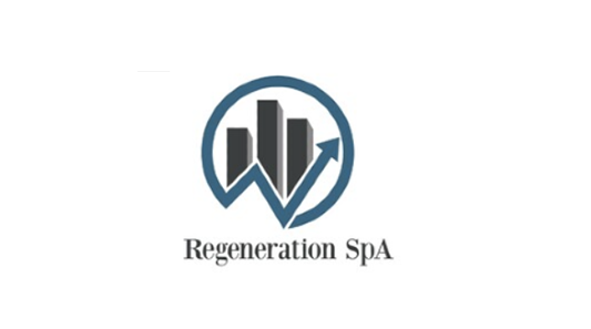 Un logo per un'azienda chiamata Regeneration Spa