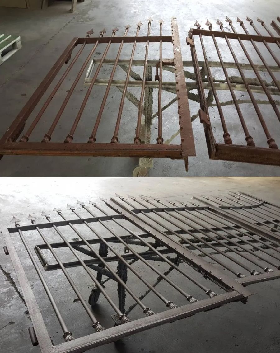 restauro cancello in ferro