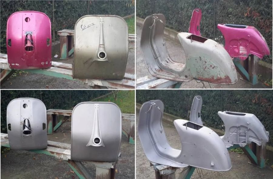 restauro scocca vespa