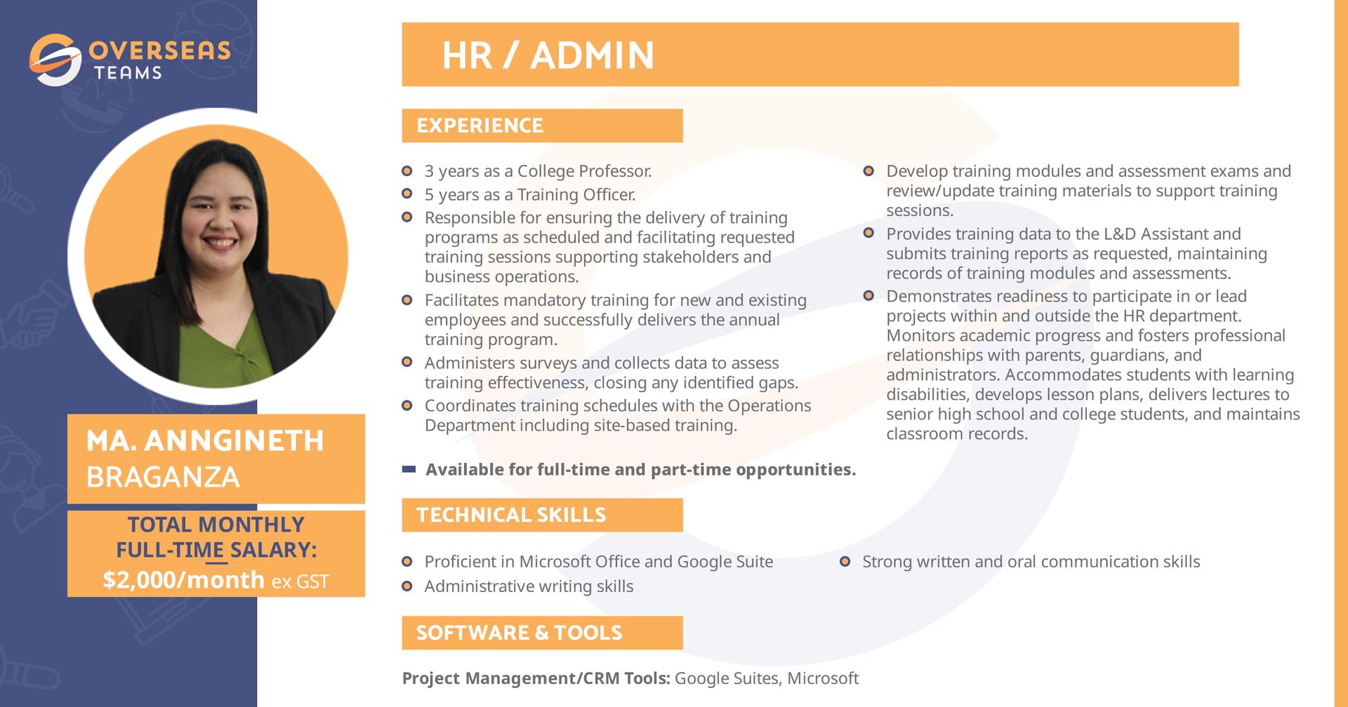 Overseasteams virtual assistant