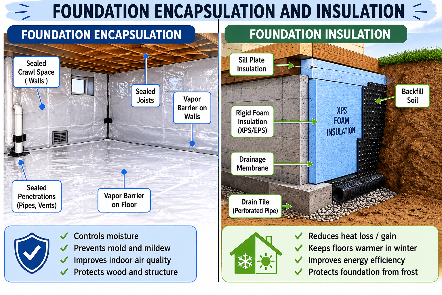 Encapsulation and Insulation