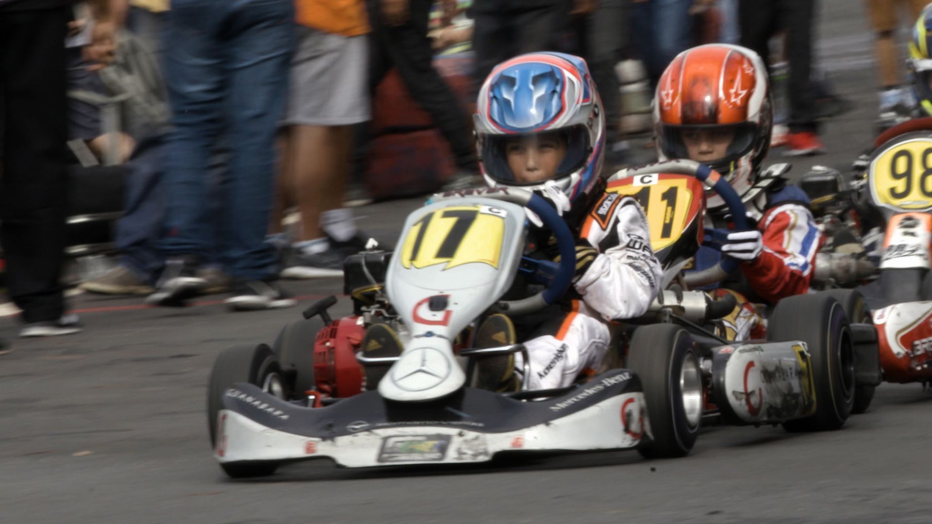 Pilotos de karts que compiten en la serie Formula Dreams