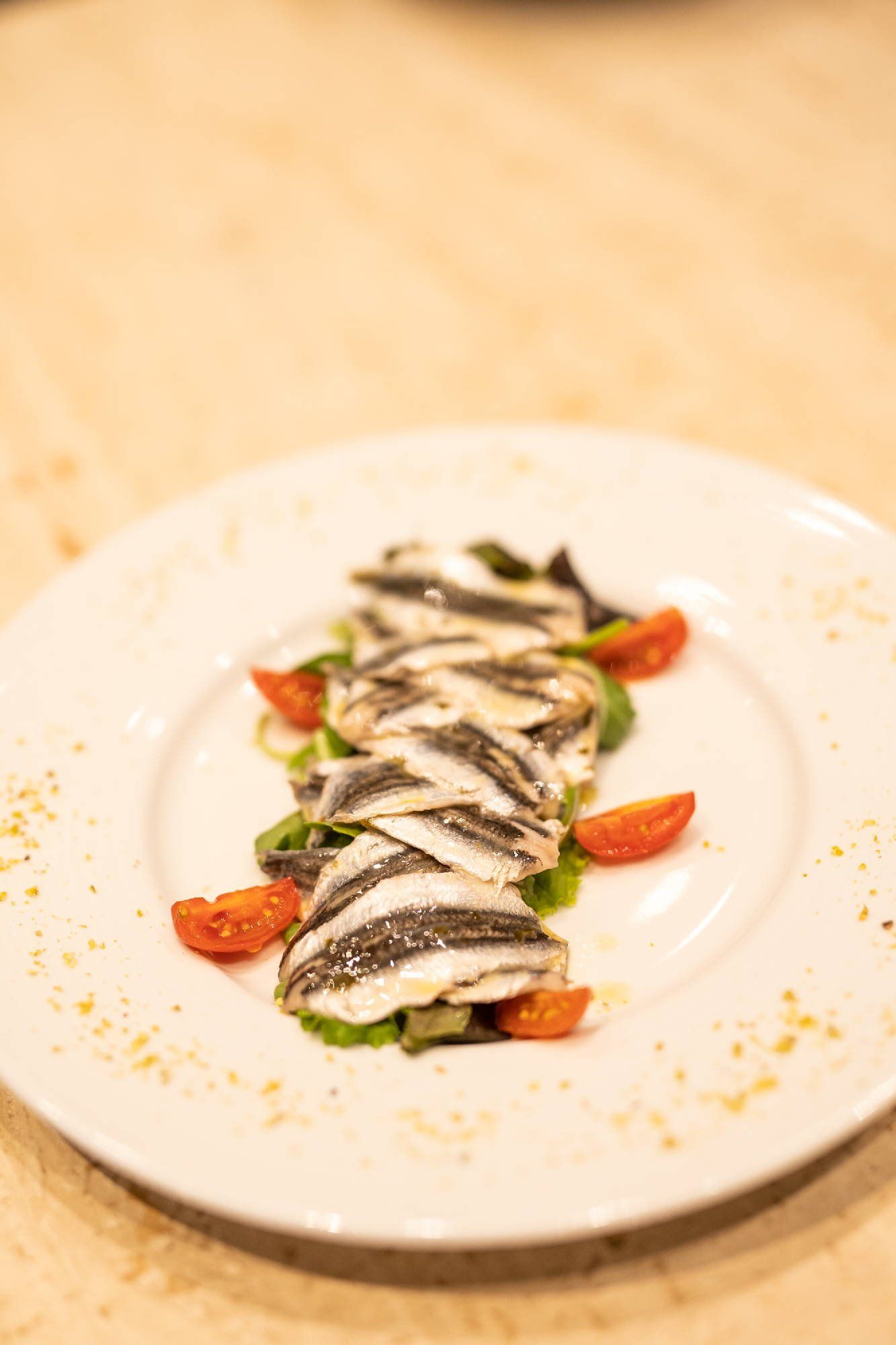 antipasto di pesce Osteria Ligure La Spezia