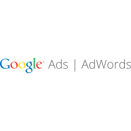 A google adwords logo on a white background