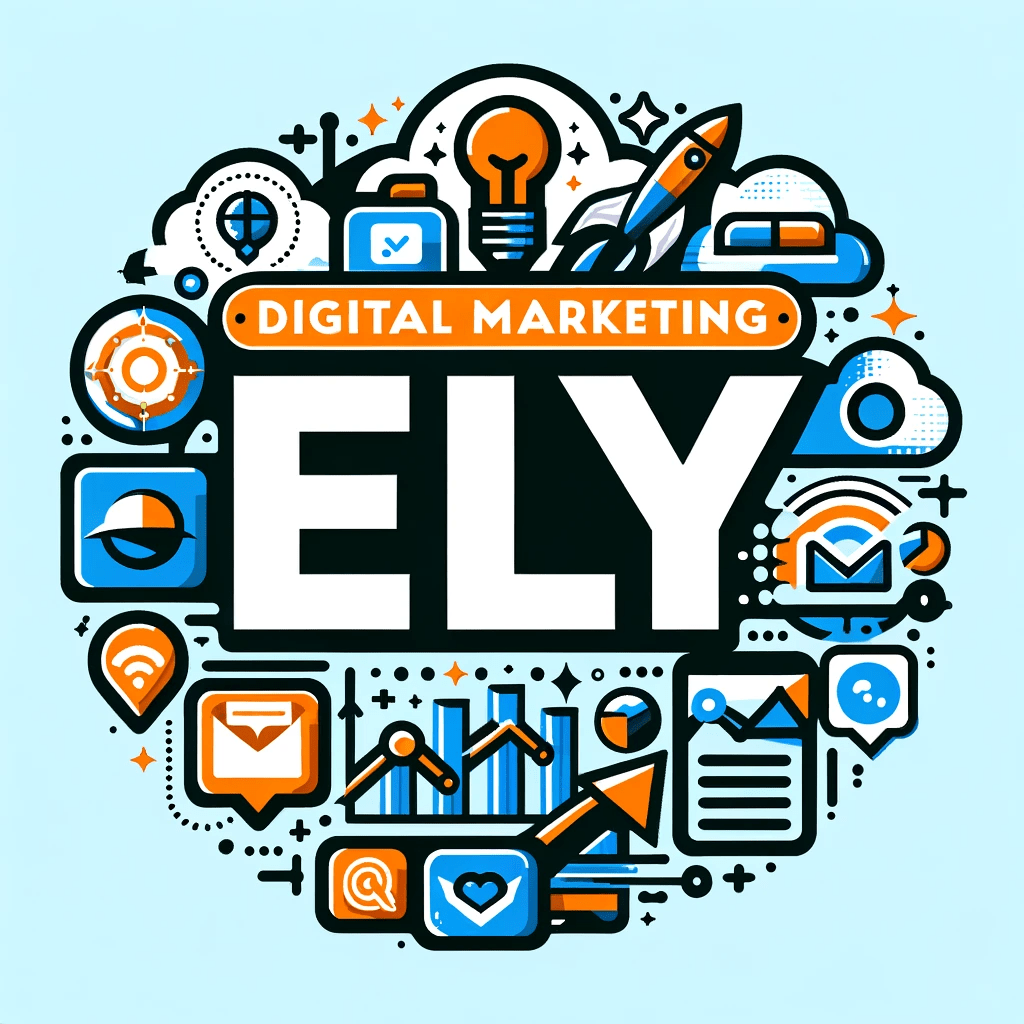 digital marketing ely vector image