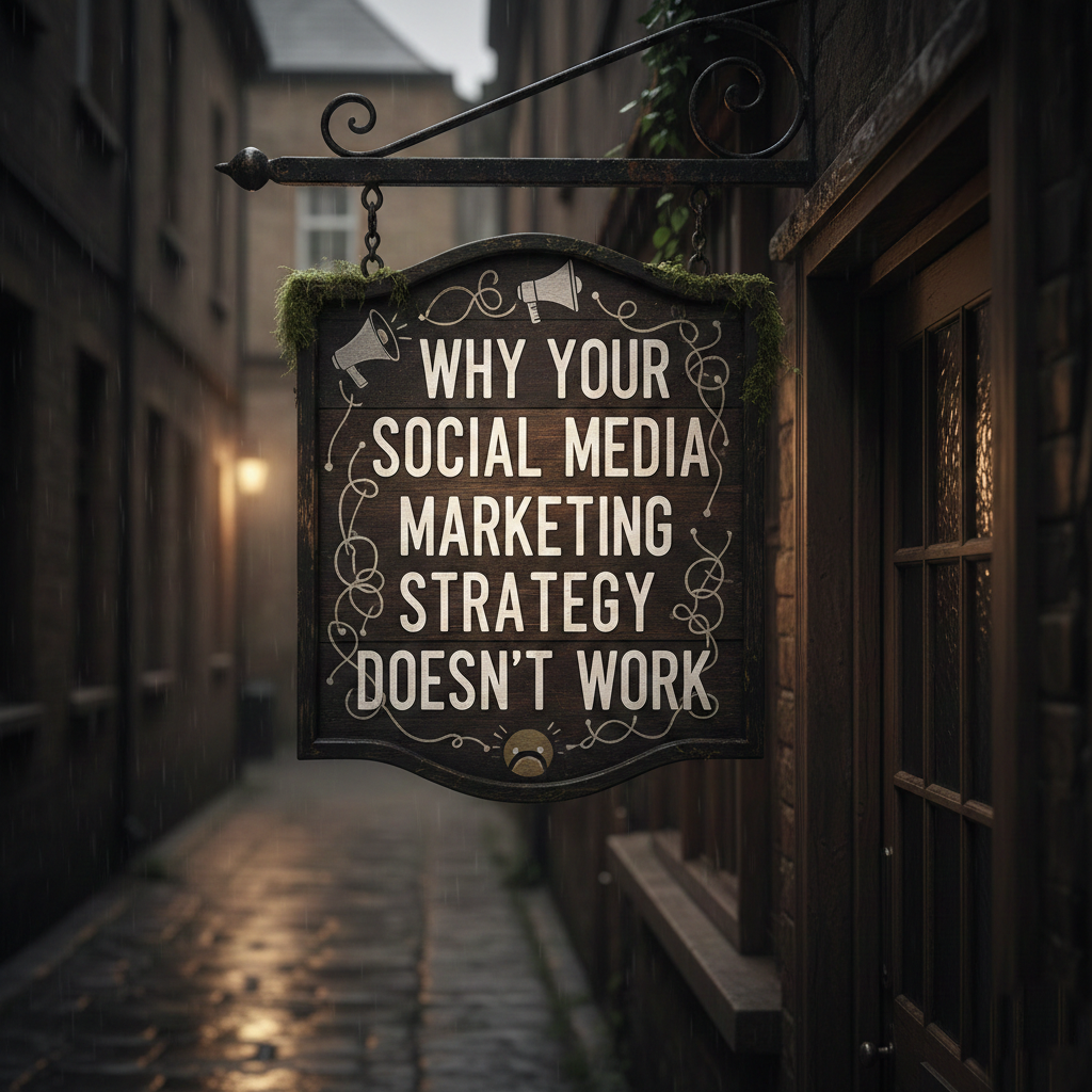 Sign in a narrow alley: 