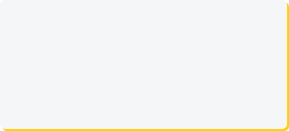White rectangular button with yellow border and rounded corners.