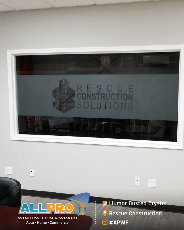 decorative film installation Chapel Hill