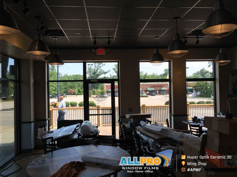 commercial building window tinting Chapel Hill