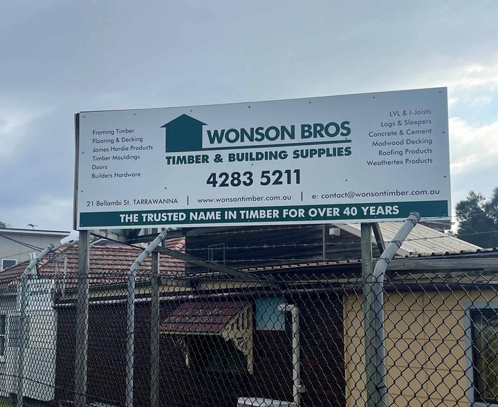 Signage | Illawarra, NSW | Wonson Timber