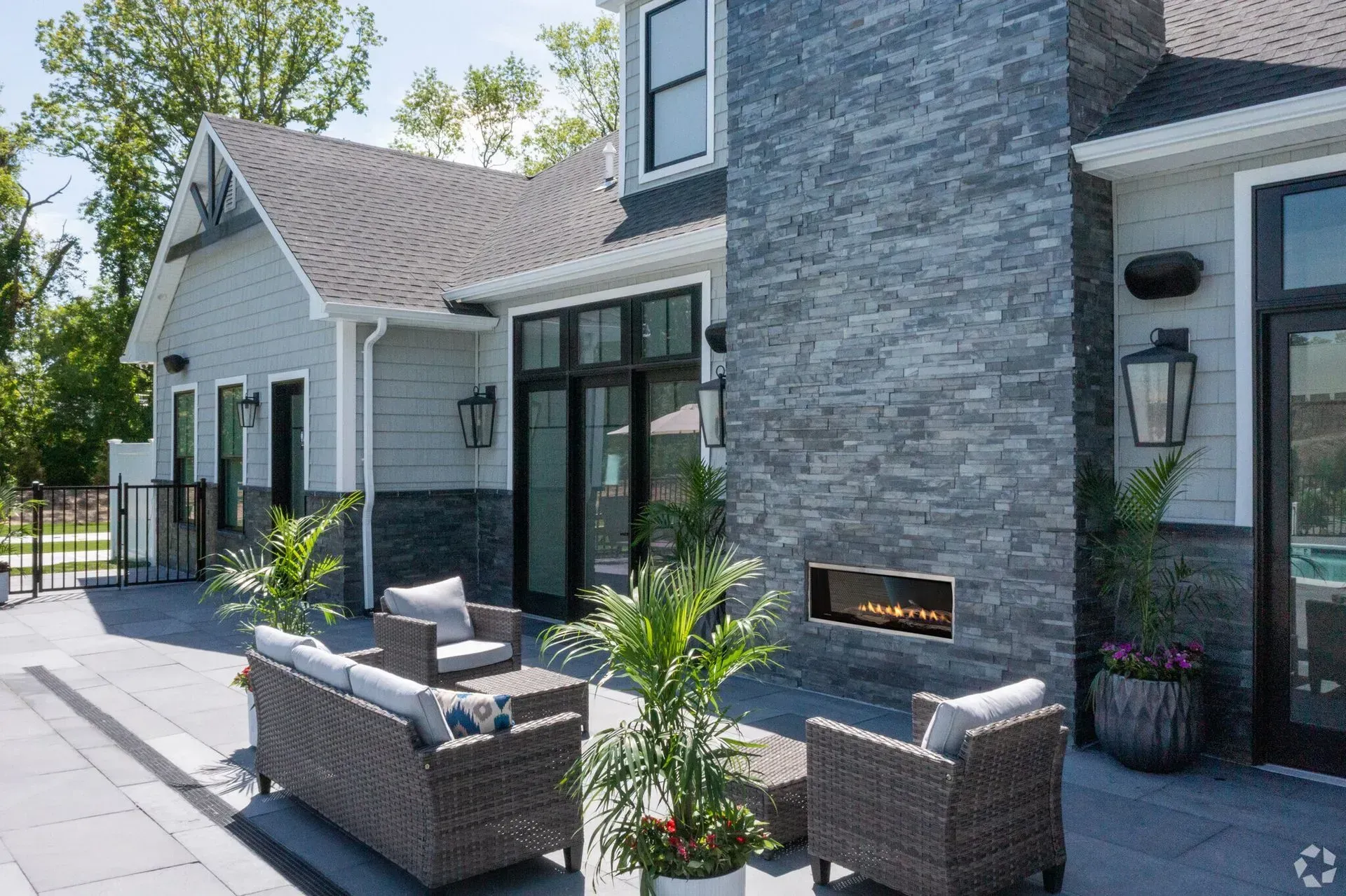 Fire Place and chairs