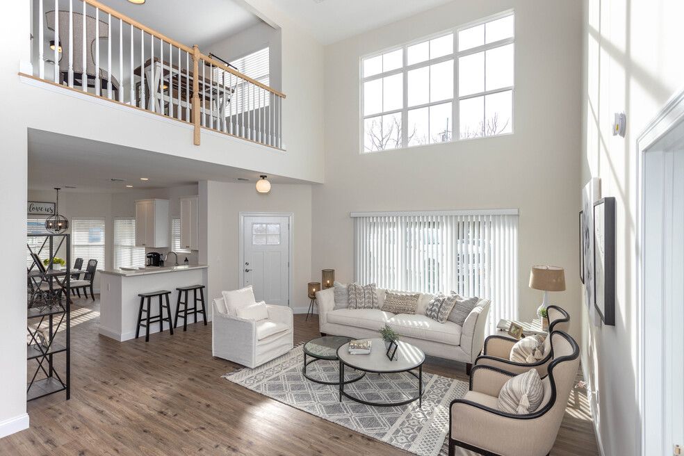 The Setauket - Living Room with sofa