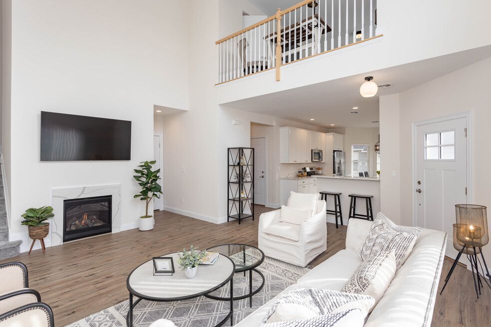 The Setauket -Living room with Tv