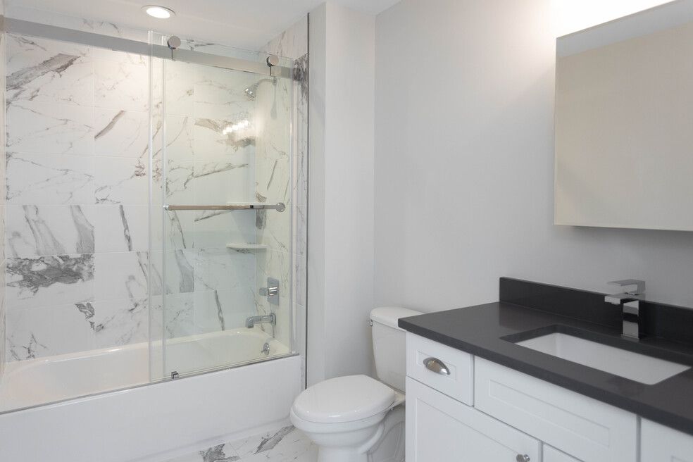 The Stony Brook- Bathroom sink and toilet