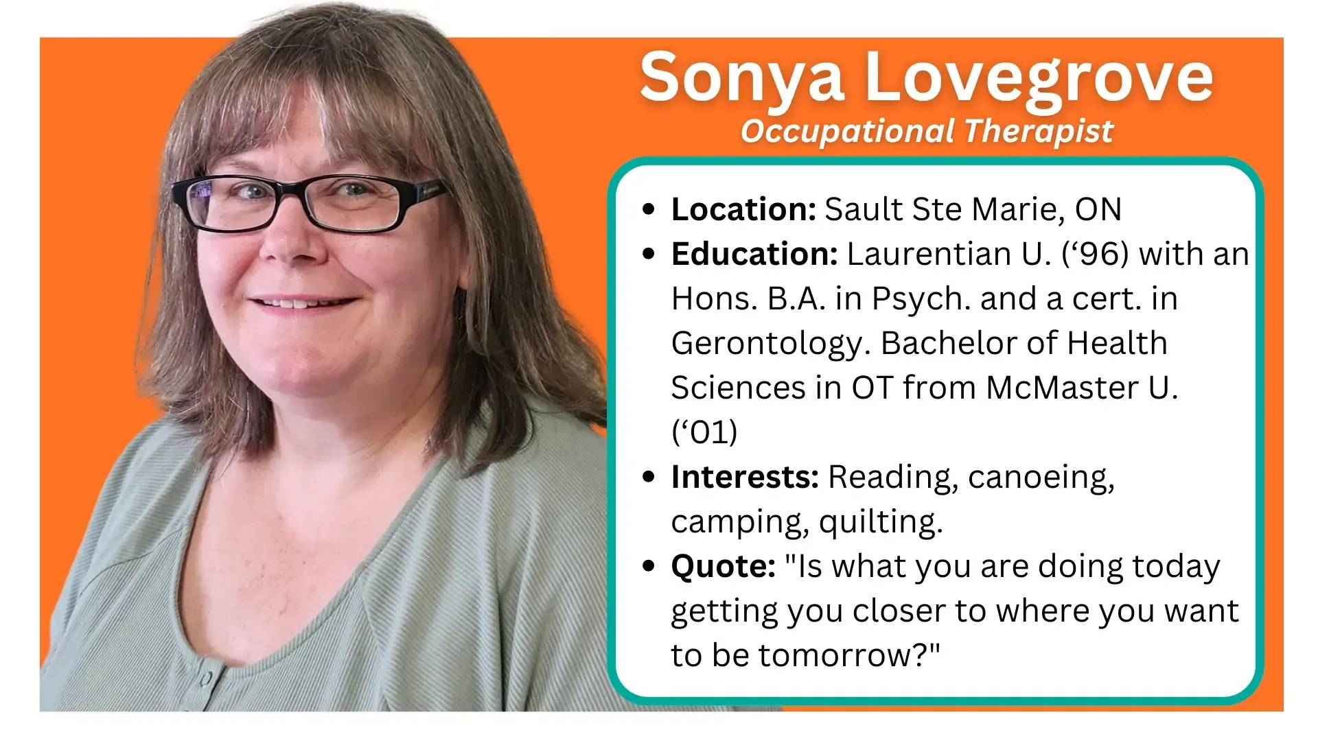 Serving Sault Ste. Marie & Sudbury. We help adults and children overcome injuries, mental health issues, & life challenges.