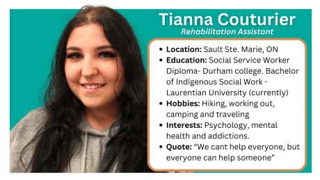 Serving Northern Ontario: Sault Ste. Marie, Sudbury & Espanola. Rehab Assistants support independence in daily life.