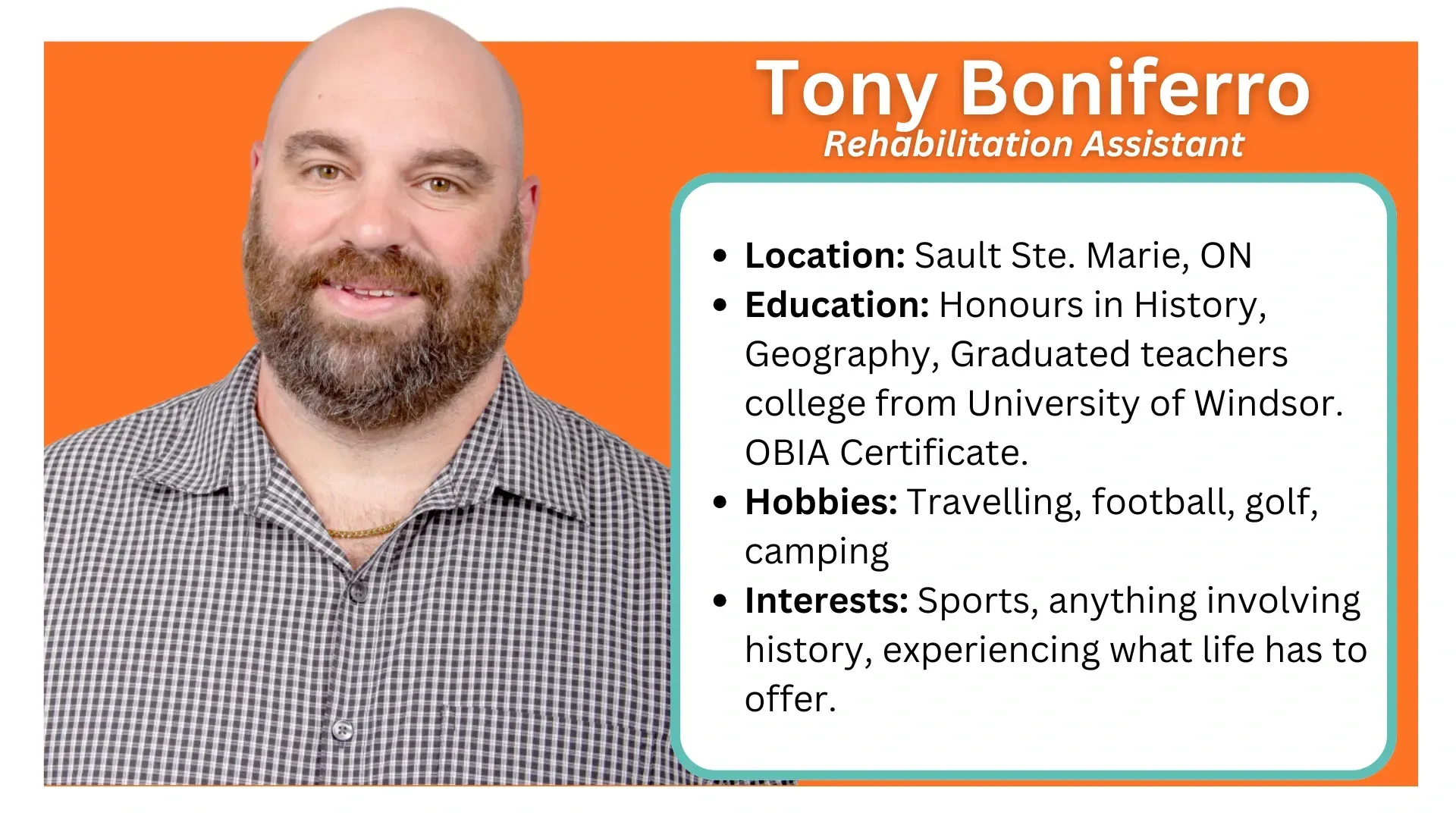 Serving Northern Ontario: Sault Ste. Marie, Sudbury & Espanola. Rehab Assistants support independence in daily life.