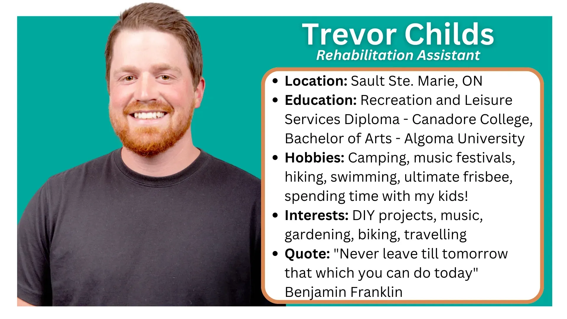 Serving Northern Ontario: Sault Ste. Marie, Sudbury & Espanola. Rehab Assistants support independence in daily life.