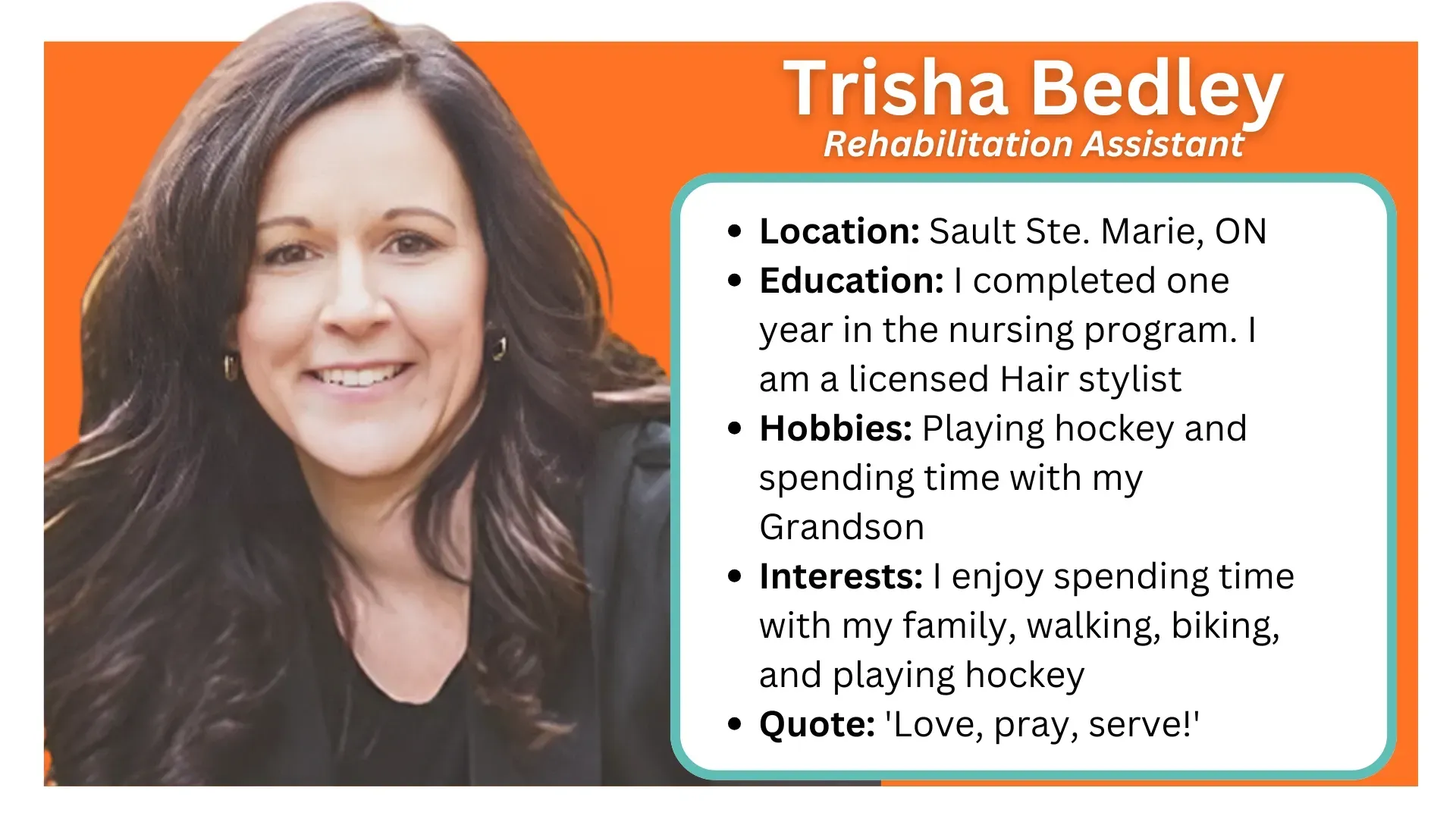 Serving Northern Ontario: Sault Ste. Marie, Sudbury & Espanola. Rehab Assistants support independence in daily life.