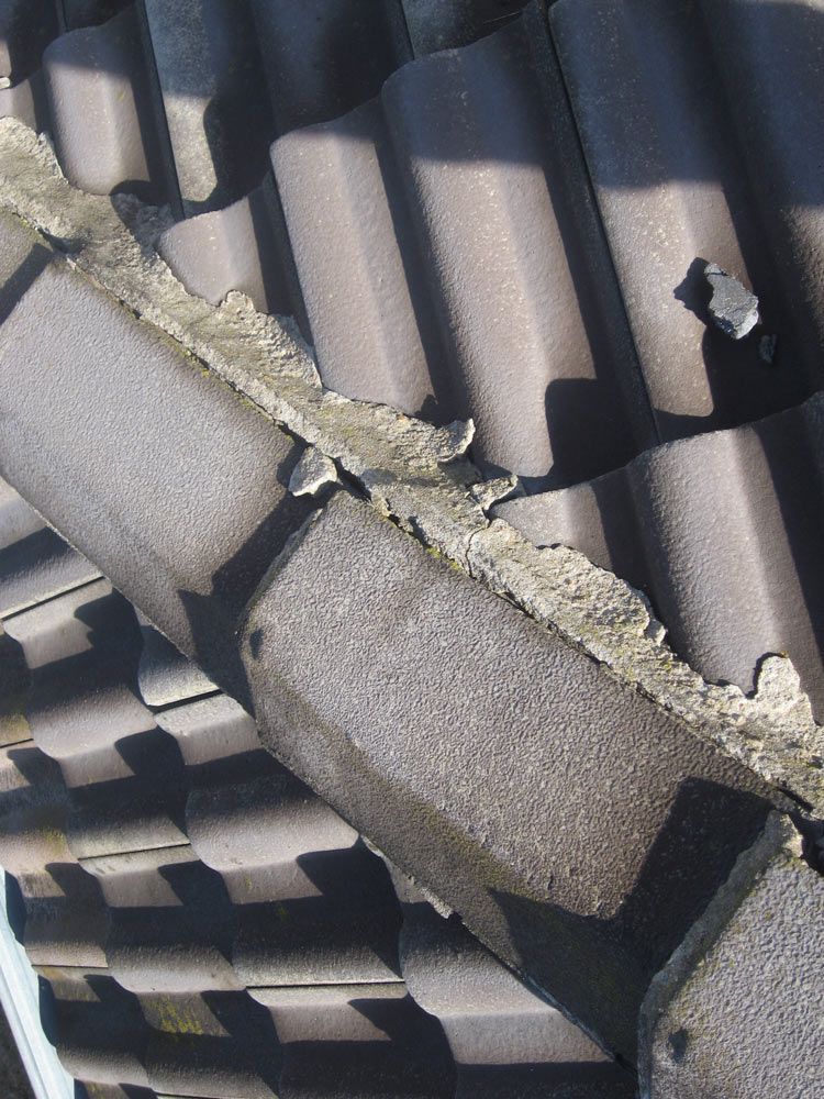 Damage Old Roof Tiles — Edwards & Froud Building Services Pty Ltd in West Tamworth, NSW