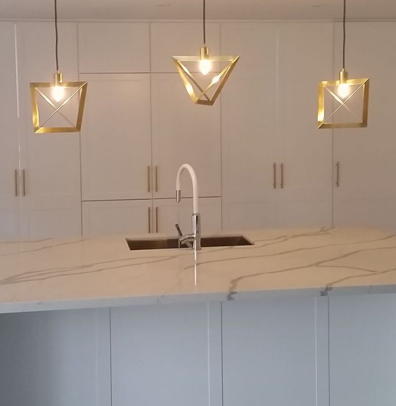 New taps on a sink of a recently renovated bathroom — All About Quality Plumbing Services In Halekulani, NSW