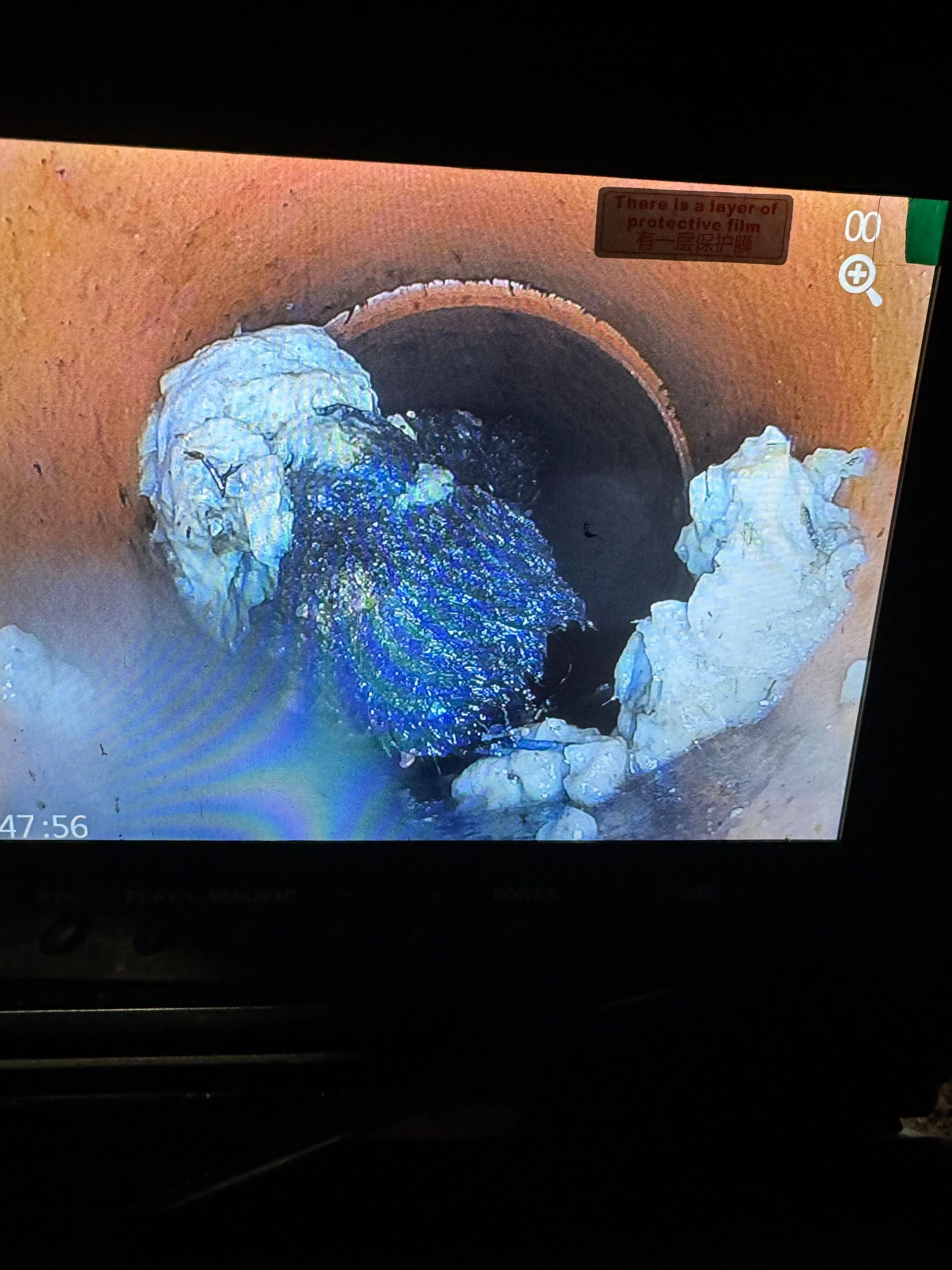 Pipe blocked. Plumbing maintenance in a backyard— All About Quality Plumbing Services In Lake Macquarie, NSW