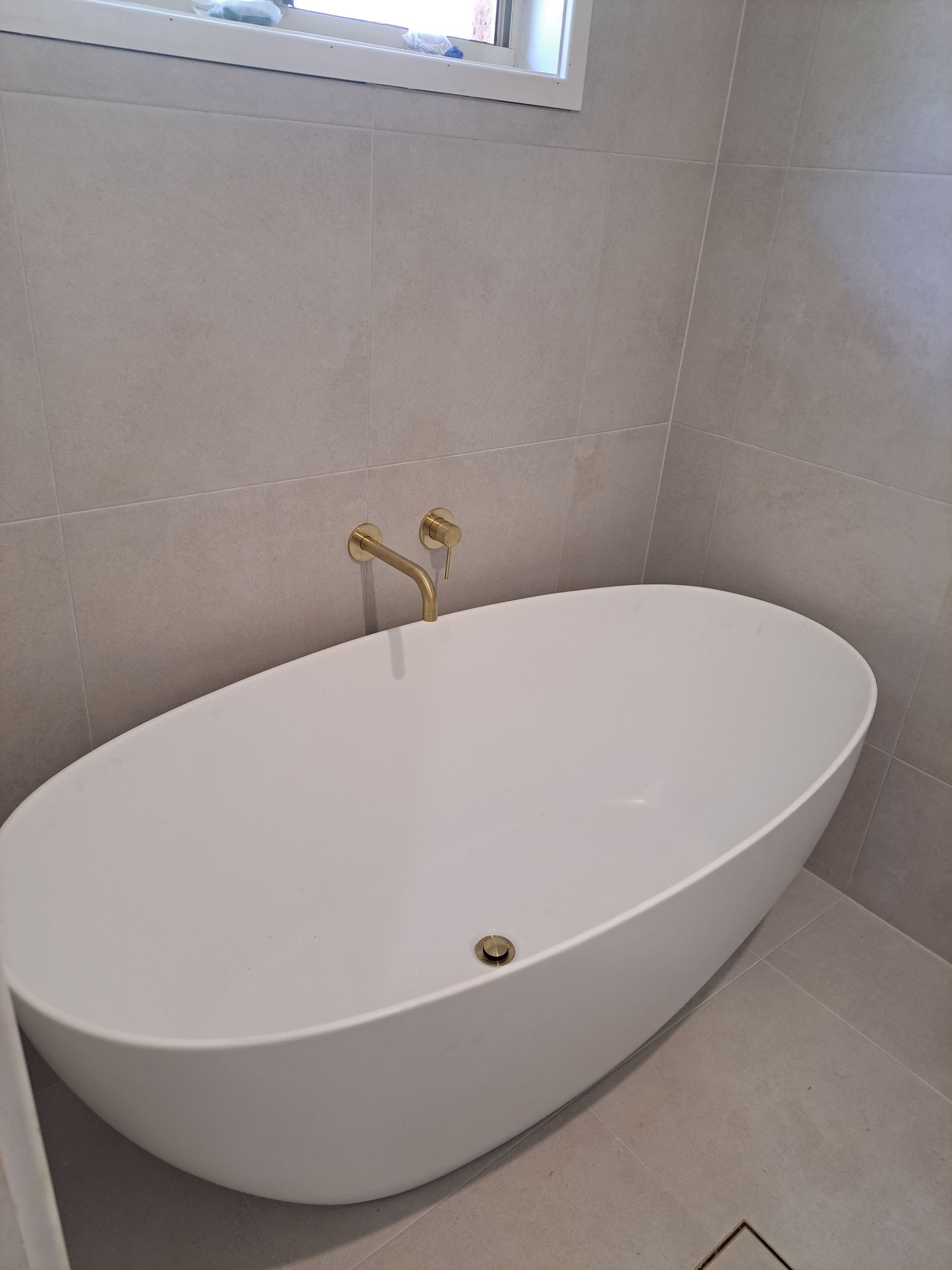 New bath recently installed — All About Quality Plumbing Services In Halekulani, NSW