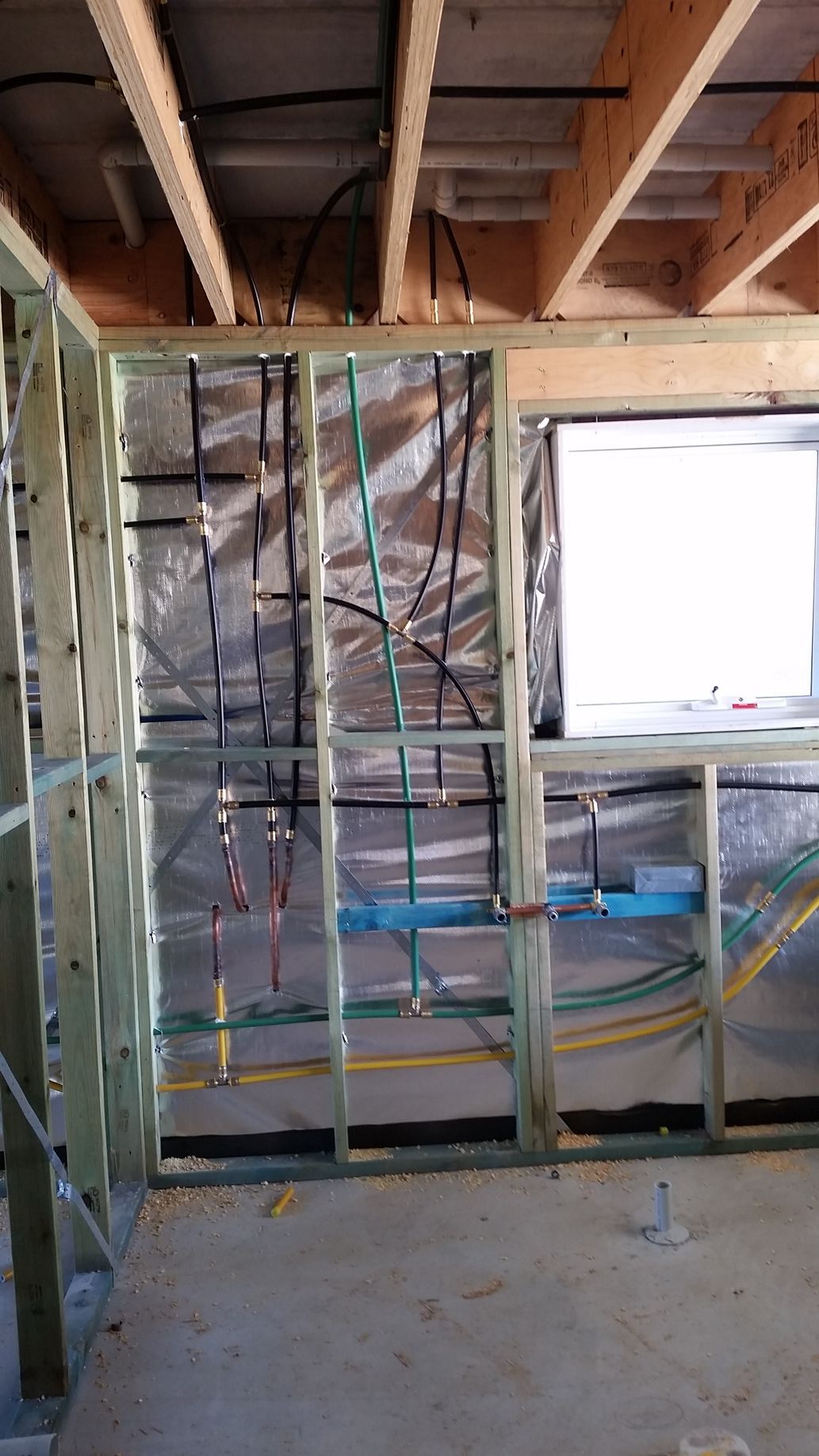 Plumbing service on a new build  — All About Quality Plumbing Services In Halekulani, NSW