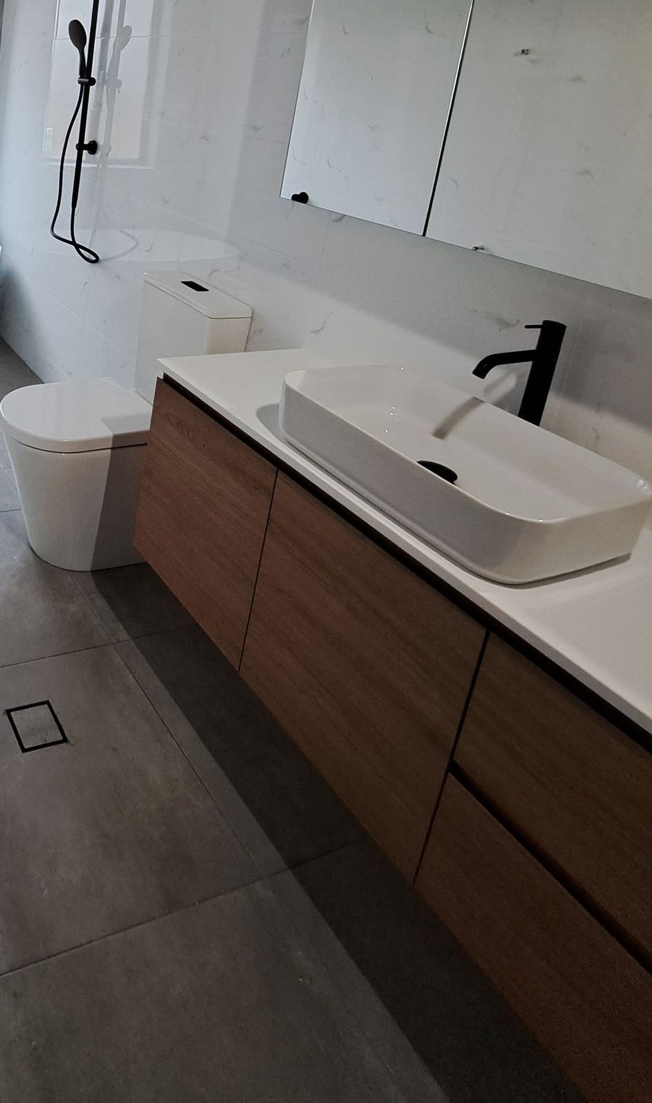 Tap in a recently renovated bathroom — All About Quality Plumbing Services In Halekulani, NSW