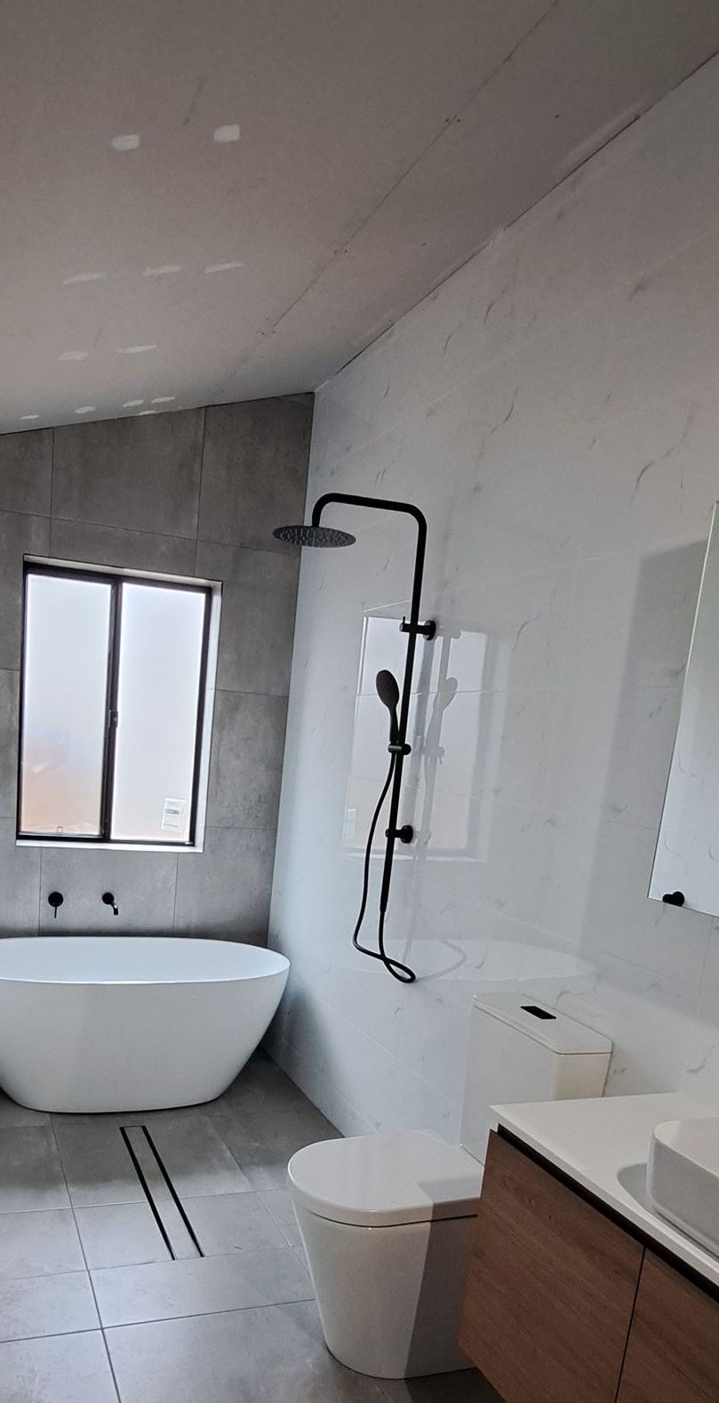 Head shower recently installed — All About Quality Plumbing Services In Lake Macquarie, NSW