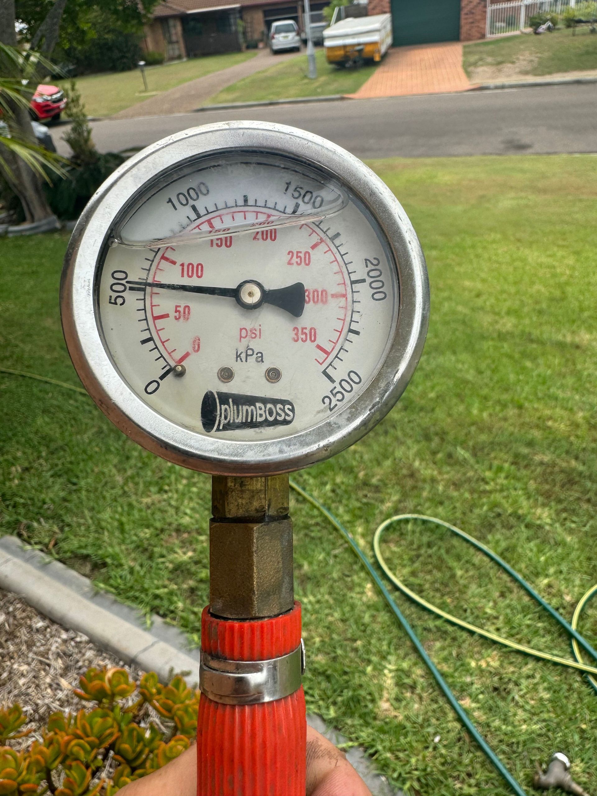 Pressure testing device — All About Quality Plumbing Services In Halekulani, NSW