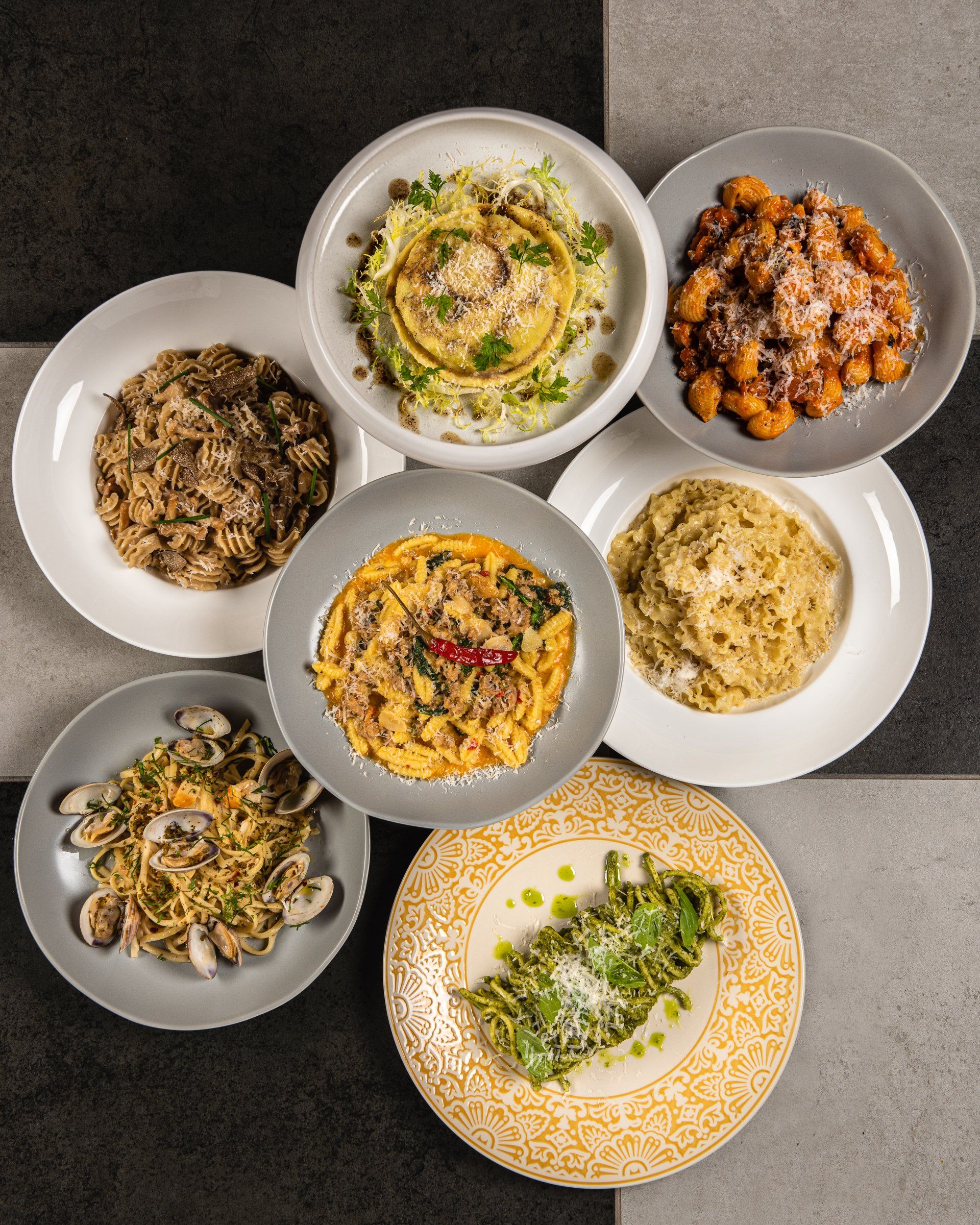 parm to table at Timpano Las Olas