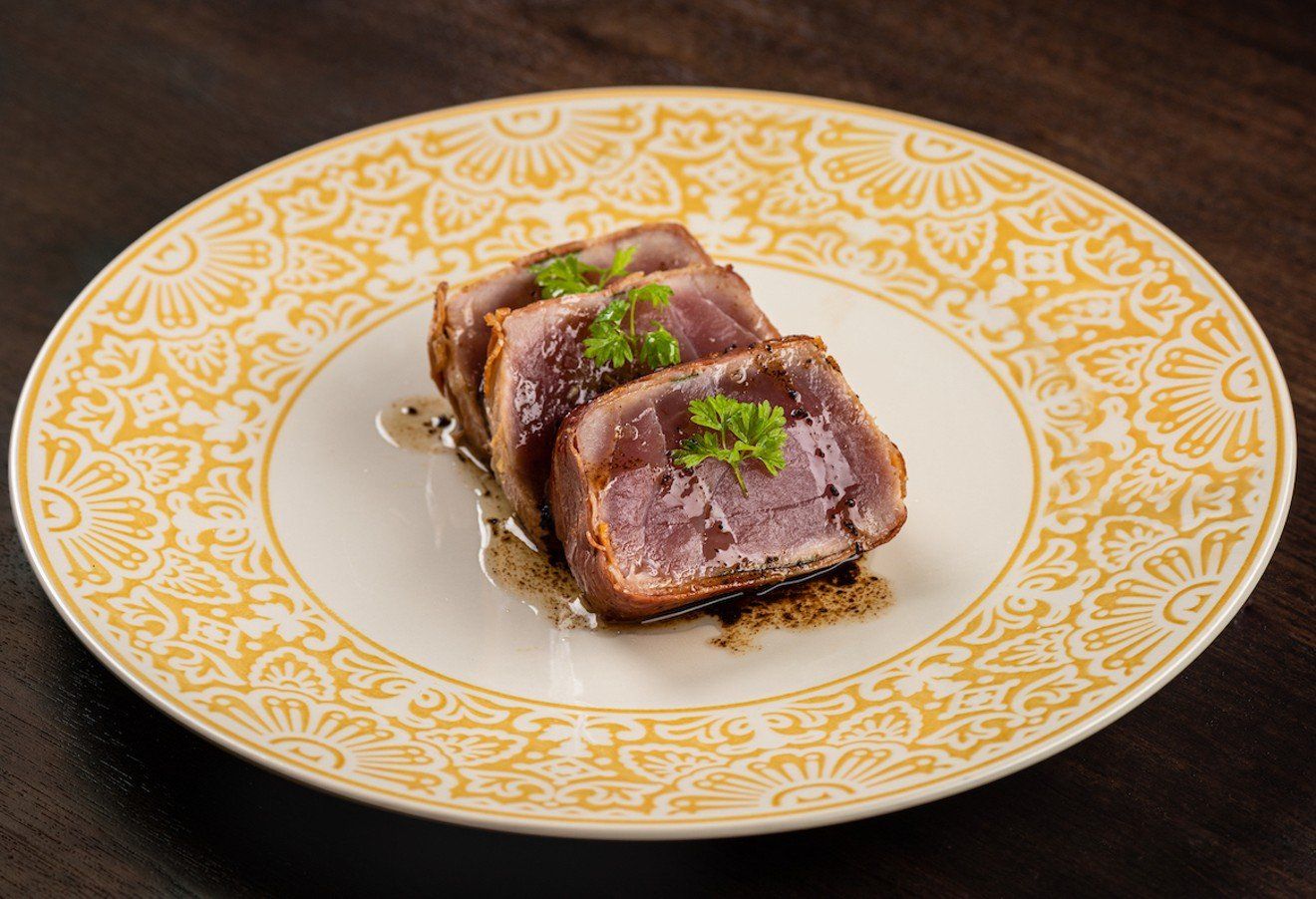 tuna saltimbocca at timpano las olas