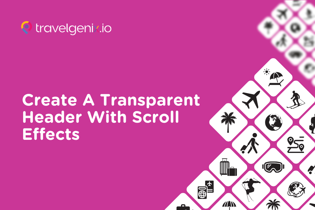 Create A Transparent Header With Scroll Effects