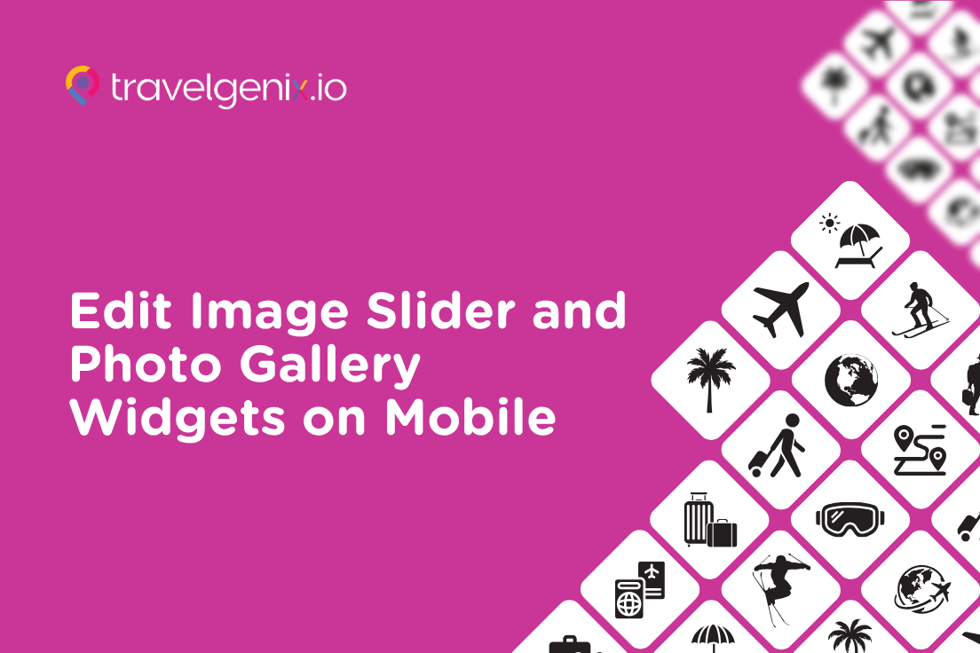 Widget Single Image Edit Image Slider and Photo Gallery Widgets on Mobile