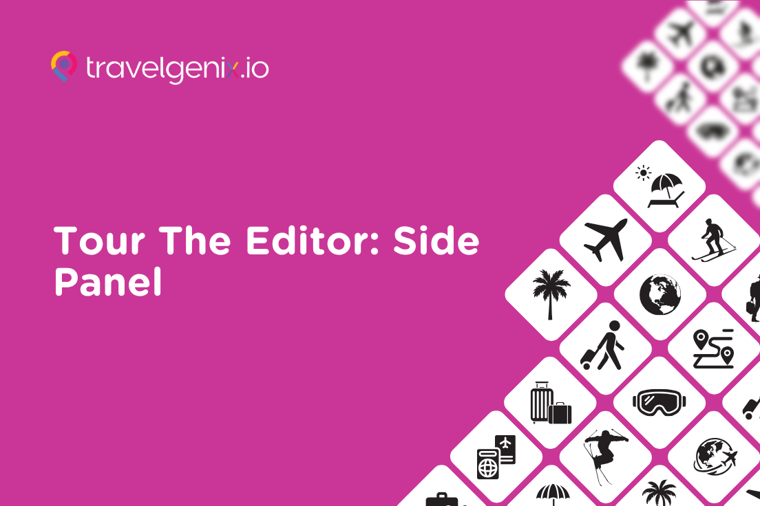 Tour The Editor: Side Panel