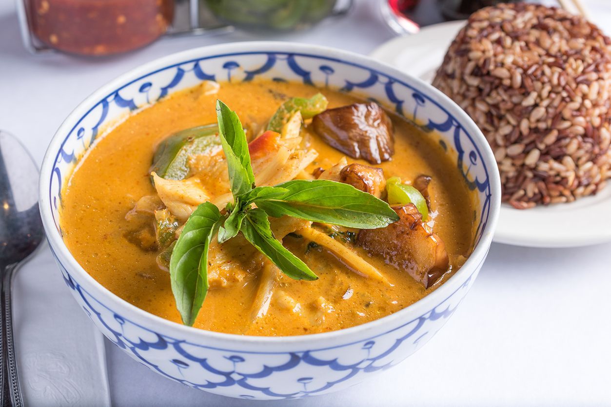 red curry in bowl