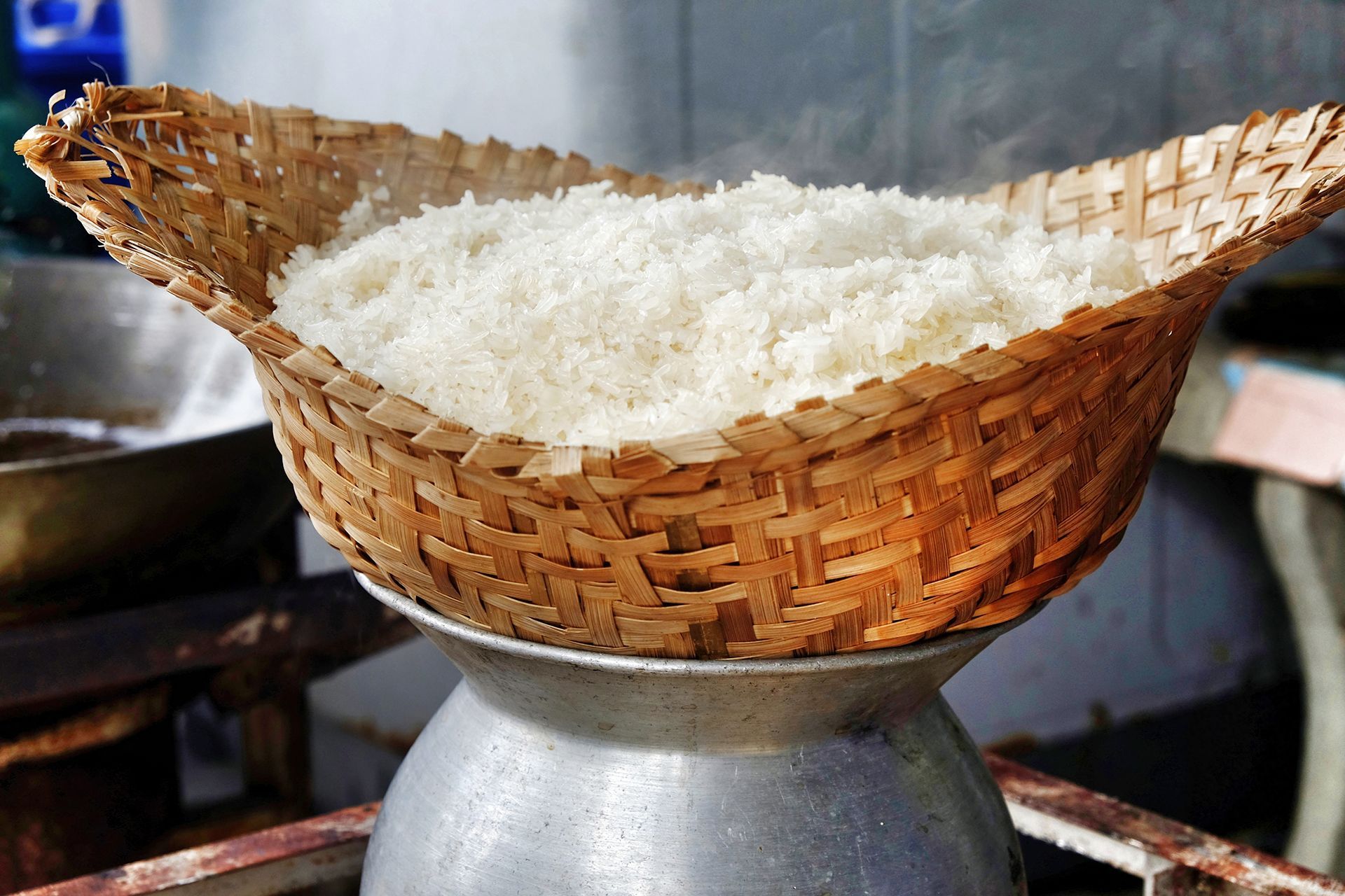 Sticky Rice in basket
