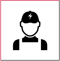 electrical contractor icon